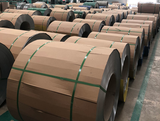 CRC HRC 316L Ss Coil / Stainless Steel Flat Rolled Coil Untuk Dekorasi Lift