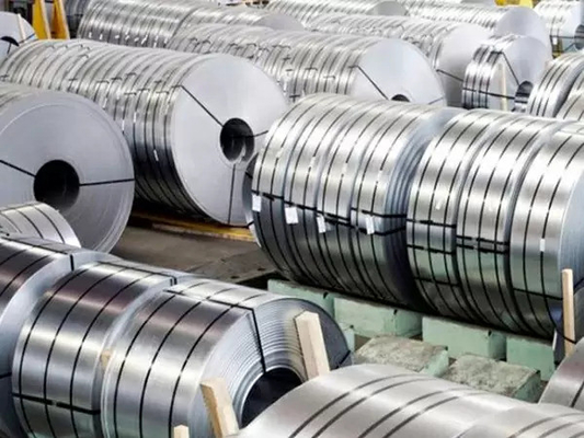 Stok Strip Stainless Steel Tipis 304L Presisi 10mm ~ 250mm Lebar