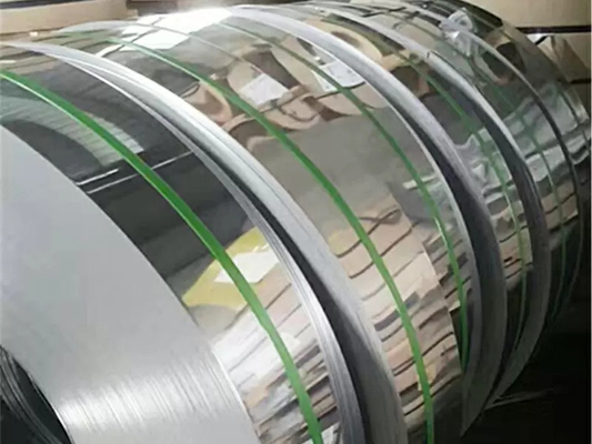 Stok Strip Stainless Steel Tipis 304L Presisi 10mm ~ 250mm Lebar