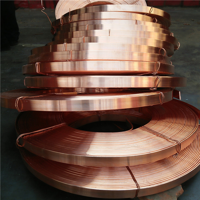 C10100 C10200 C11000 T1 T2 Tembaga Coil Sheet / Kuningan Strip Coil 1000mm-1220mm