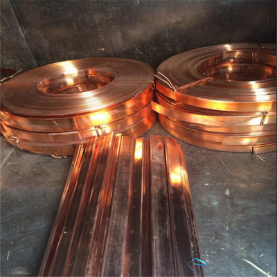 C10100 C10200 C11000 T1 T2 Tembaga Coil Sheet / Kuningan Strip Coil 1000mm-1220mm