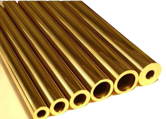 C11000 HVAC Tembaga Tabung Pipa Tembaga Lurus 0.1mm-20mm Konduksi Panas