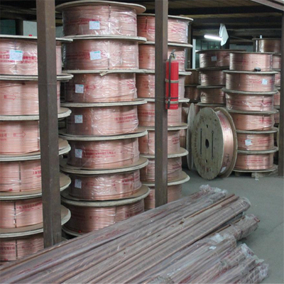 Pipa Tembaga Industri C27000 1/4 &quot;3/8&quot; Pendingin Udara Tabung Tembaga yang Dapat Ditekuk